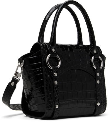 Håndtaske Vivienne Westwood Vivienne Westwood Small Betty Crocodile-Embossed Bag Sort | 47030004W-L0099-, 2
