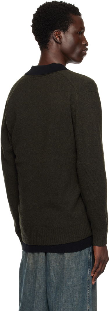 Sweater BEAMS BEAMS PLUS 7G Cardigan Grøn | 38150094103, 2