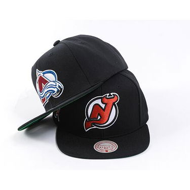 Kasket Mitchell & Ness New Jersey Devils Top Spot Snapback Sort | HHSS6743-NJDYYPPPBLCK, 3