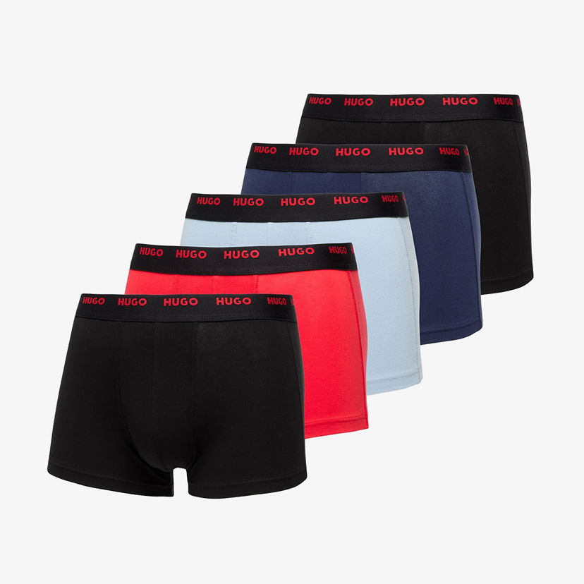 Boksere BOSS Hugo Boss Trunk 5-Pack Boxer Briefs Flerfarvet | 50532619-965