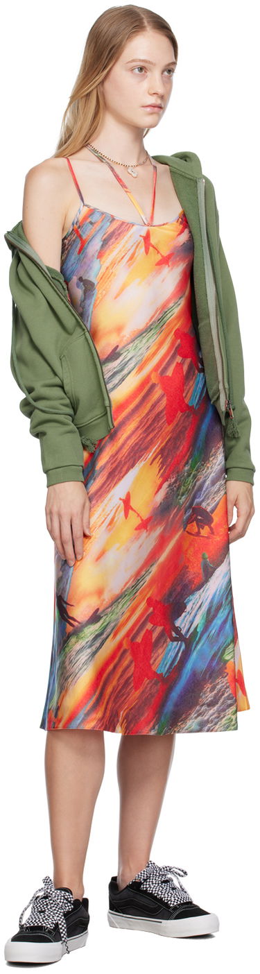 Kjole ERL Printed Summer Dress Flerfarvet | ERL06O106, 3