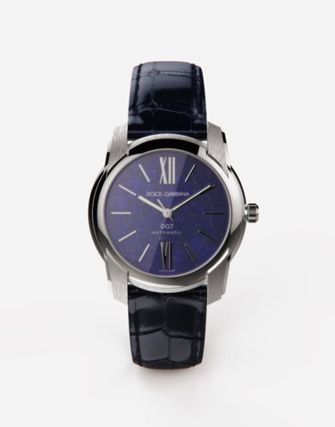 Ur Dolce & Gabbana Dg7 Watch in Steel with Lapislazuli Blå | WWFE1SWW063B0958, 0