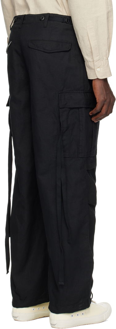 Cargo bukser Maharishi Maharishi Hemp M65 Cargo Pants Sort | 6120, 2