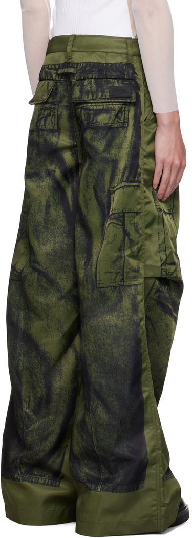 Cargo bukser Jean Paul Gaultier Jean Paul Gaultier 'The Trompe-L'œil' Cargo Pants Grøn | 24/30-F-PA134-C539-4100, 2