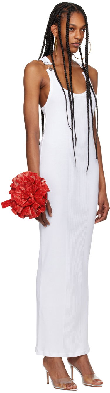 Kjole Jean Paul Gaultier Jean Paul Gaultier Strapped Maxi Dress Hvid | 24/25-F-RO118-J054-01, 1