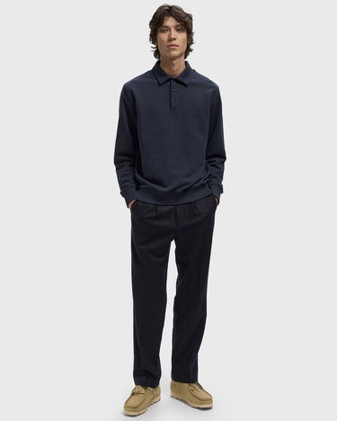 Bukser Edmmond Studios JACK Pleated Trousers Sort | 325-50-03590, 2
