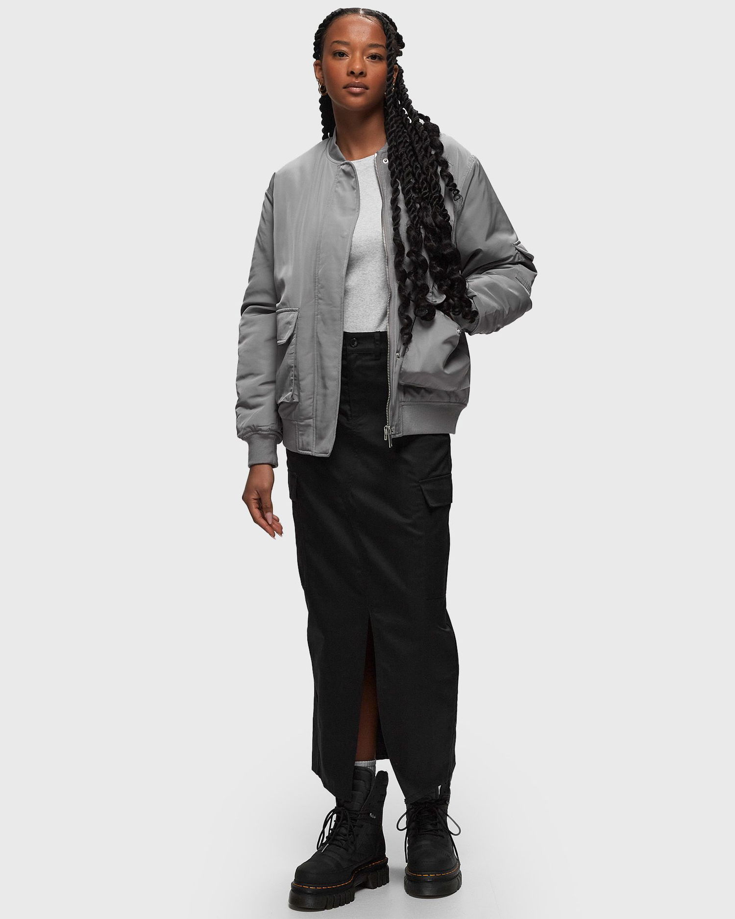 Bomberjakke envii ENMICHIGAN JACKET Grå | E24100012-FROST-GRAY, 1