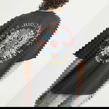 T-shirt AMIRI Out For Trouble Oversized T-Shirt Sort | AMJYTE1261-BLK, 3