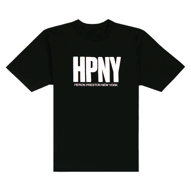 T-shirt HERON PRESTON HPNY Tee Sort | HMAA032C99JER0051001, 0