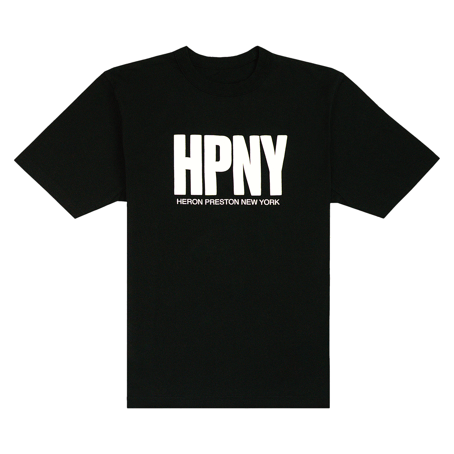 T-shirt HERON PRESTON HPNY Tee Sort | HMAA032C99JER0051001, 0