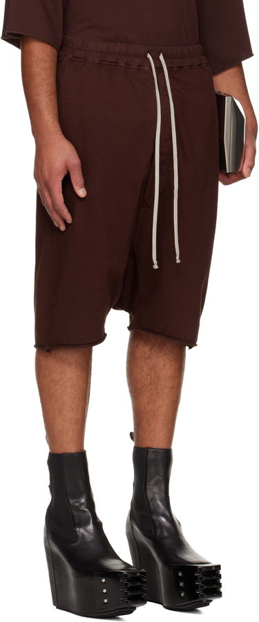 Shorts Rick Owens Rick Owens DRKSHDW Concordians Drawstring Pods Shorts Brun | DU02E7380 RIGP, 1