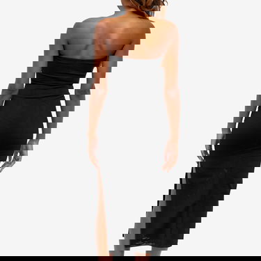 Kjole Miaou Miaou Lila Strapless Sheer Mesh Midi Dress, Size Large Sort | 5025PM3BLK, 3