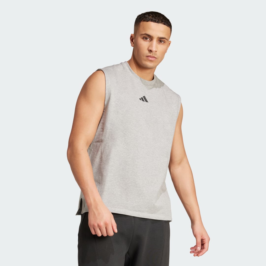 Tanktop adidas Performance D4T X Sleeveless Tee Grå | KB9831, 0
