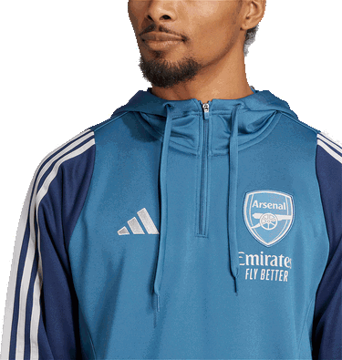 Sweatshirt adidas Originals Arsenal FC TR Training Hoodie Blå | jj1794, 3