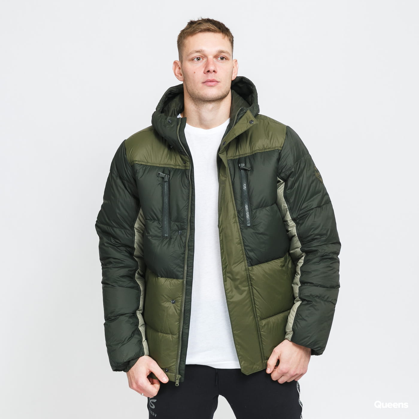 Puffer jakke Under Armour CGI Down Blocked Jacket Grøn | 1364895-310, 0