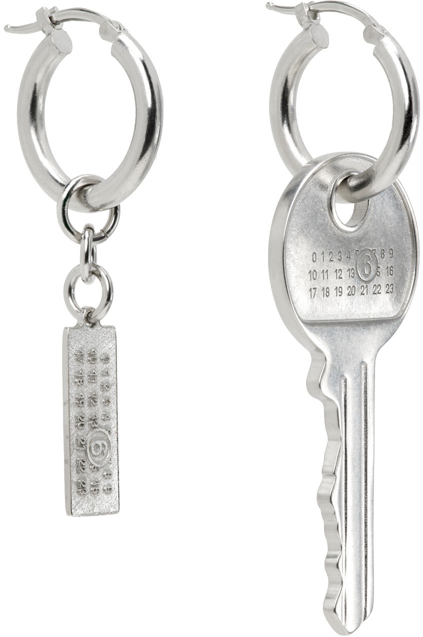 Øreringe Maison Margiela Key Earrings Metalisk | SM7VG0075 P7105, 1