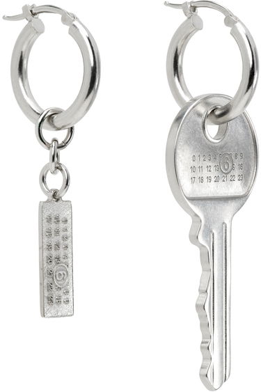 Øreringe Maison Margiela Key Earrings Metalisk | SM7VG0075 P7105, 1