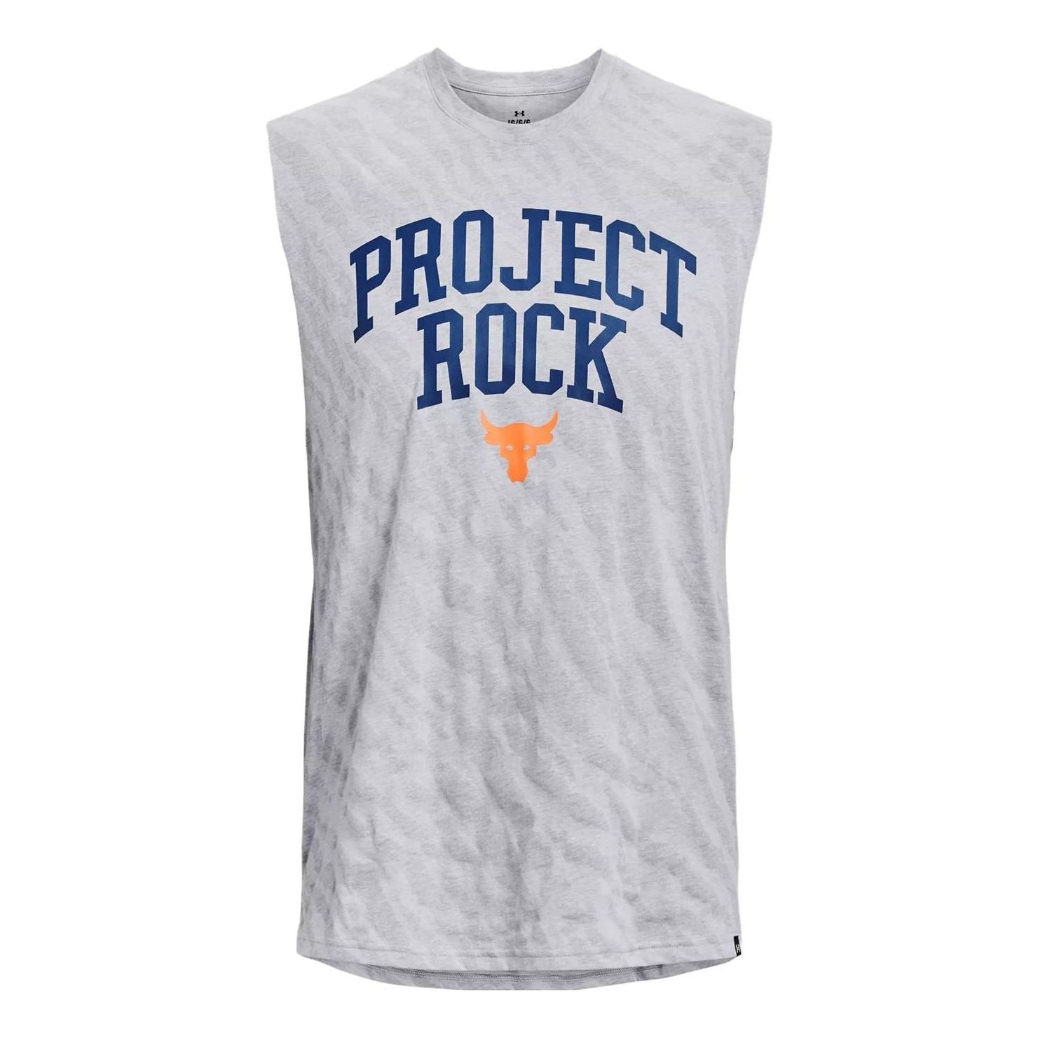 Tanktop Under Armour Project Rock Men's Sleeveless Tank Grå | 1379019-011, 0
