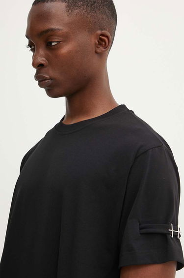 T-shirt HELIOT EMIL Black Buckle Detail T-Shirt Sort | PREAW24.M.09.119, 9