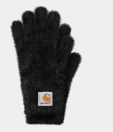Handsker Carhartt WIP Chedda Faux Fur Gloves L-XL Sort | I035512_18, 0