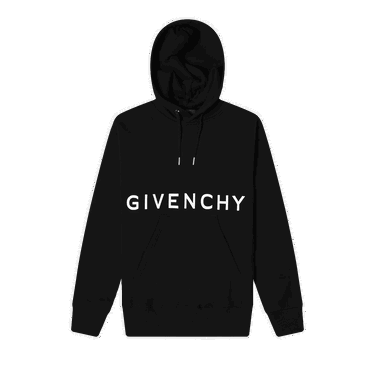 Sweatshirt Givenchy Embroidered Hoodie Sort | BMJ0C93Y69 001, 0