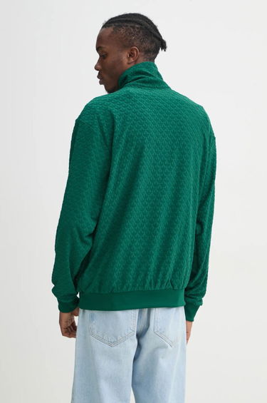 Sweatshirt adidas Originals Textured Zip-Up Track Jacket Grøn | JD0696, 2