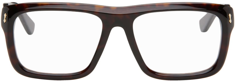 Tøj Gucci Square Glasses Brun | GG1462O-002