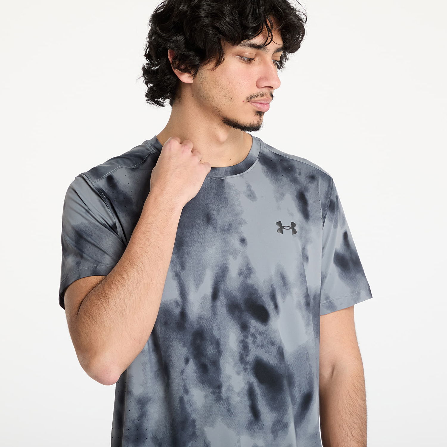 T-shirt Under Armour Launch Elite Print Short Sleeve T-Shirt Grå | 1389804-024, 1
