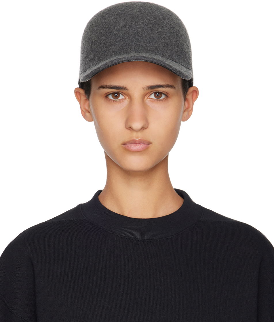 Kasket Jil Sander Felt Cap Grå | J40TC0108_J40116, 0