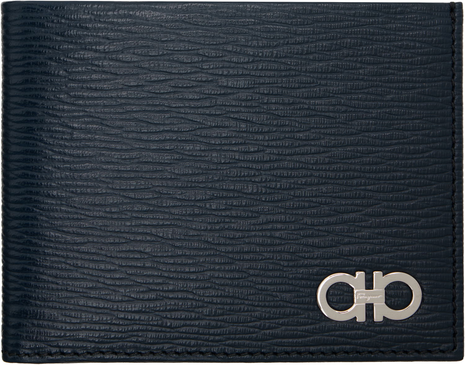 Tegnebog FERRAGAMO ID Window Wallet Mørkeblå | 744853, 0