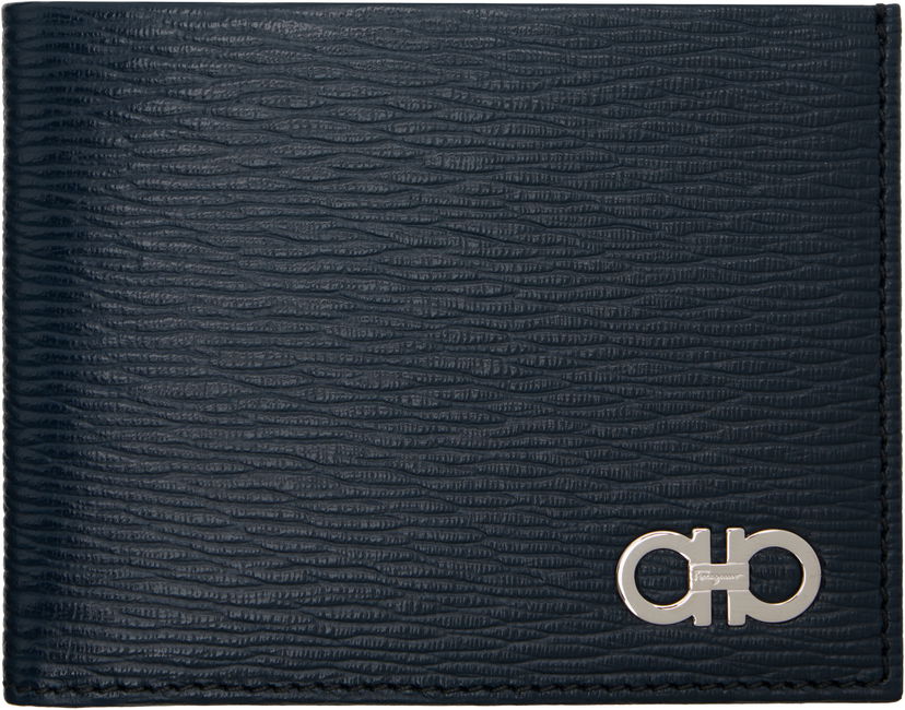 Tegnebog FERRAGAMO ID Window Wallet Mørkeblå | 744853