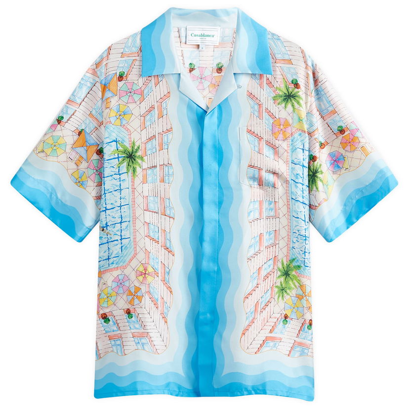 Skjorte Casablanca Le Plongeon Flerfarvet | U-MPF24-SH-003-03