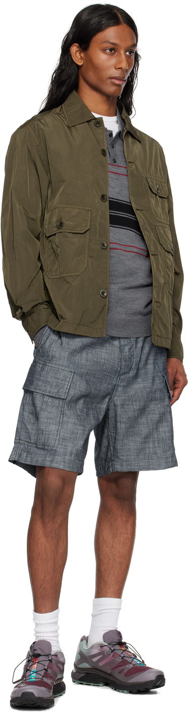 Vindjakke C.P. Company C.P. Company Chrome-R Overshirt Grøn | 18CMOS013A-005904G, 4