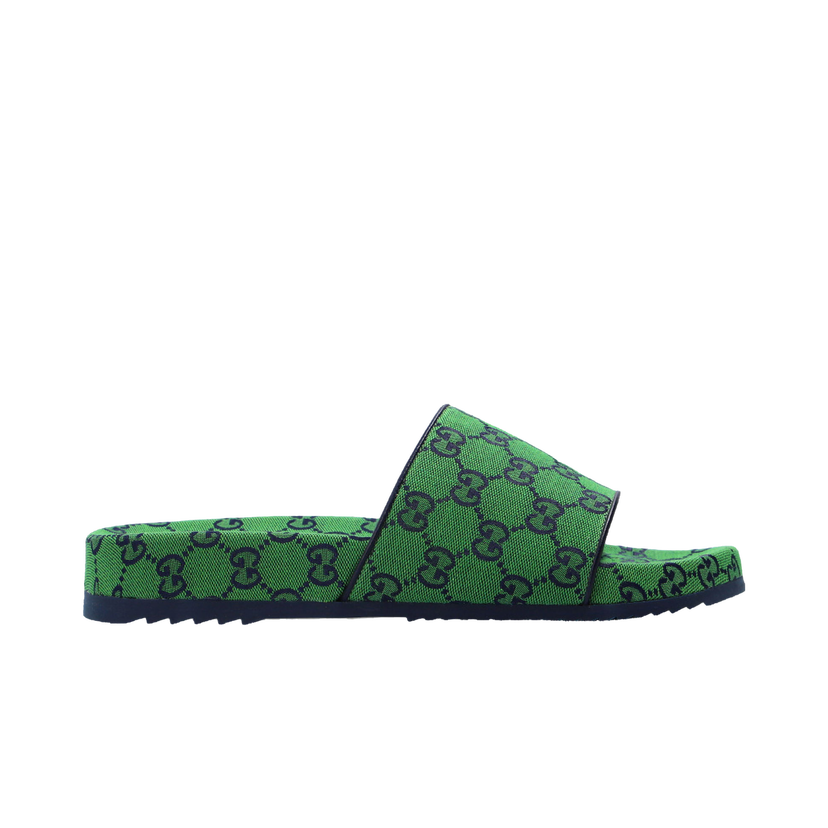 Sneakers og sko Gucci GG Canvas Slide 'Green Monogram' Grøn | 663660 9SFV0 3360