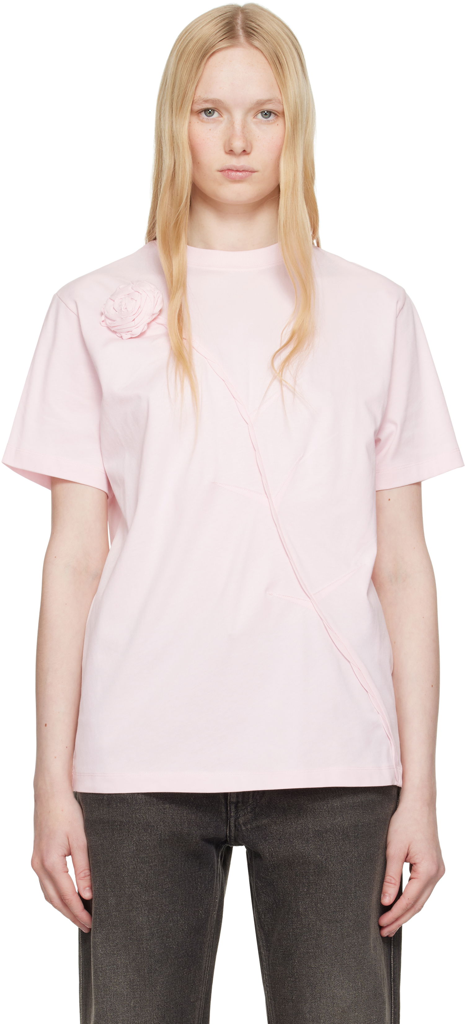 T-shirt Coperni Coperni Disney Rose T-Shirt Lyserød | DJS131F5028, 0