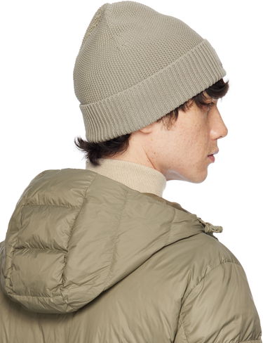 Beanie Moncler Moncler Logo Patch Beanie Sort | K10913B00022M1367, 4