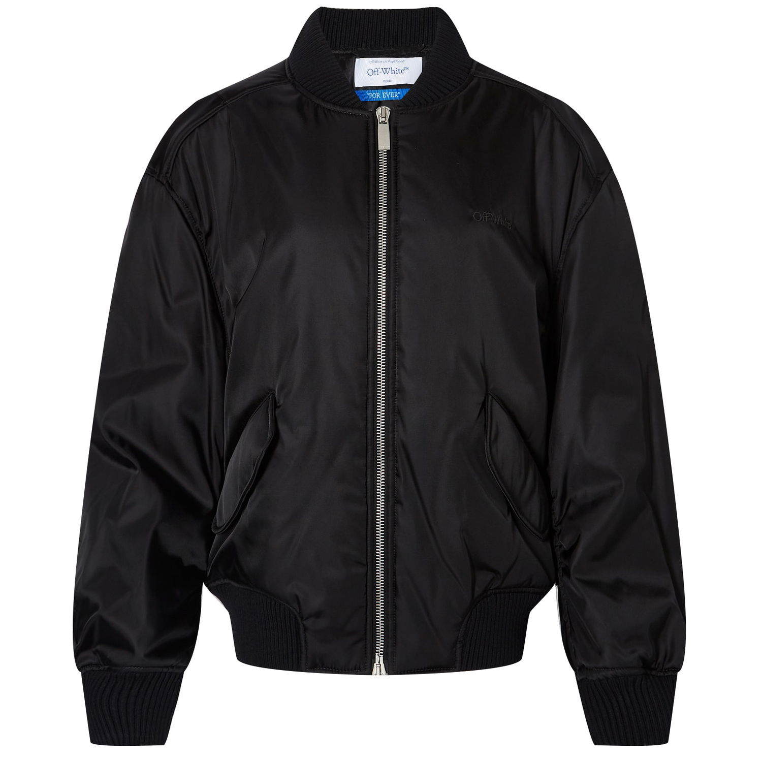 Bomberjakke Off-White NY Bomber Jacket Sort | OWEH028C99FAB0011010, 0