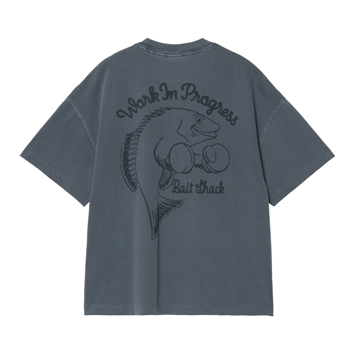 T-shirt Carhartt WIP Carhartt WIP Bait Shack Garment Dyed T-Shirt Blå | I034660_7, 1
