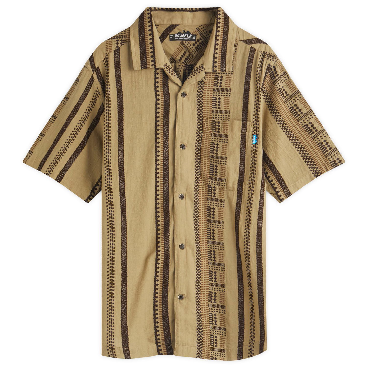 Skjorte KAVU Castaway Camp Collar Vacation Shirt Brun | 5263-2601, 1