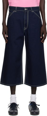 Acne Studios Embroidered Denim Shorts