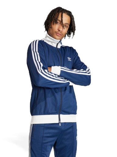 Jakke adidas Originals Adicolor Classics Beckenbauer Track Jacket Mørkeblå | IP0418
