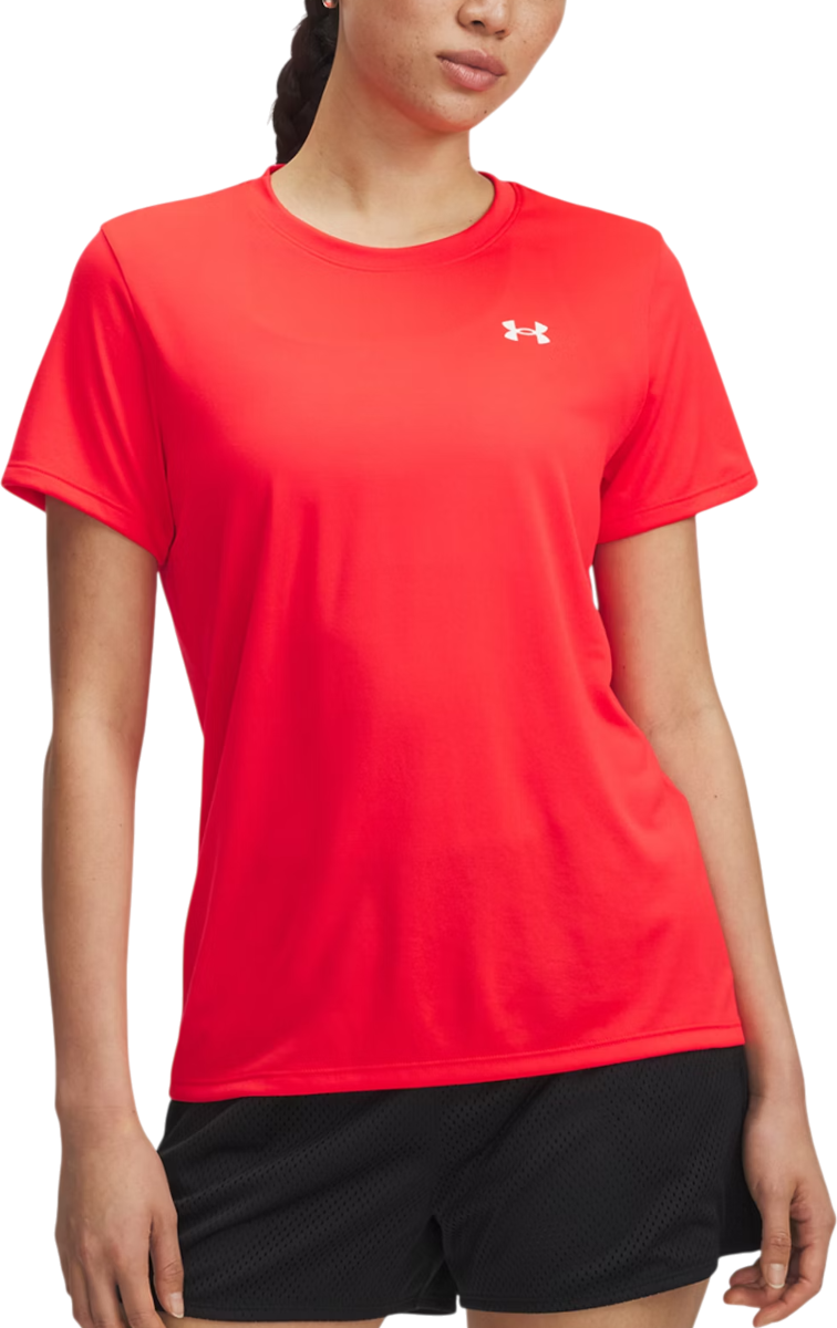 T-shirt Under Armour T-shirt Tech SSC Solid Rød | 1384231-714, 0