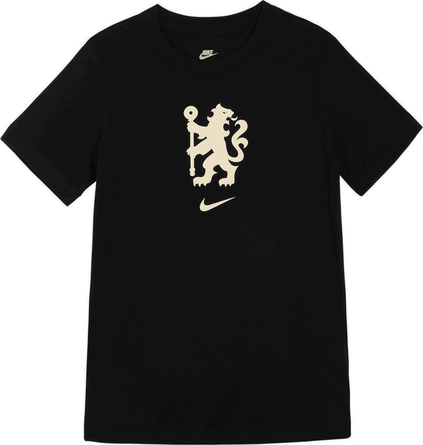 T-shirt Nike Chelsea FC Crest T-Shirt Sort | a33051-010