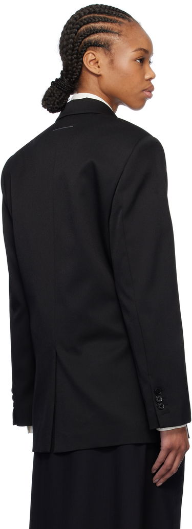 Jakke Maison Margiela MM6 Maison Margiela Tailoring Wool Blazer Sort | S52BN0136 M35153, 2