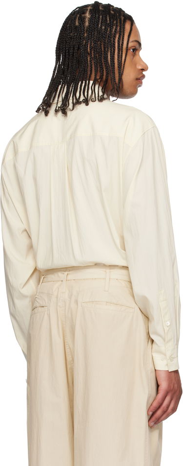 Skjorte LEMAIRE Lemaire Loop Button-Up Shirt Beige | SH1169 LF1370, 2