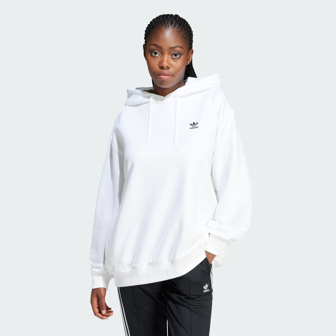 Sweatshirt adidas Originals Trefoil Oversized Hvid | IP0586, 1
