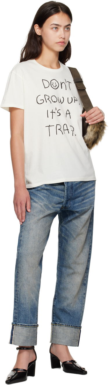 Jeans R13 R13 Cuffed Crossover Jeans Blå | R13WD193-D324B, 3