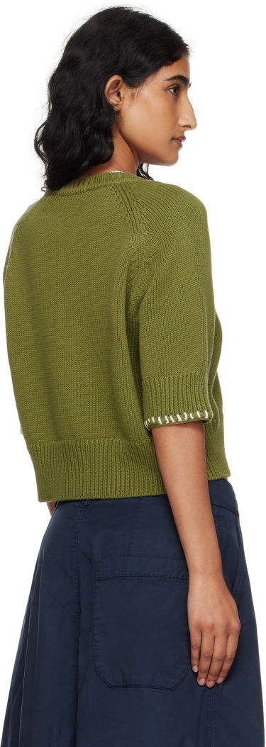 Sweater YMC YMC Kwai Knit Cardigan Grøn | Q8YMA, 2