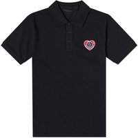 Polo skjorte Moncler Heart Logo Polo Shirt Sort | 8A000-84556-10-999, 1