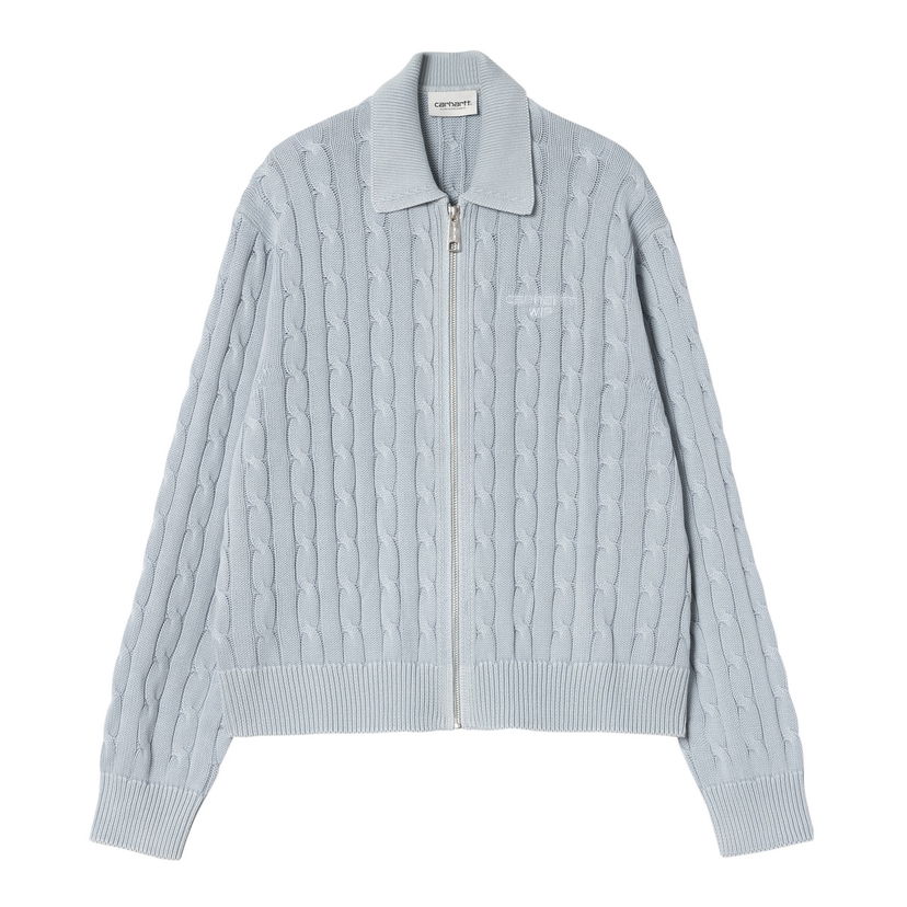 Sweater Carhartt WIP Women's Carter Cable Knit Sweater Jacket Blå | I035180_5